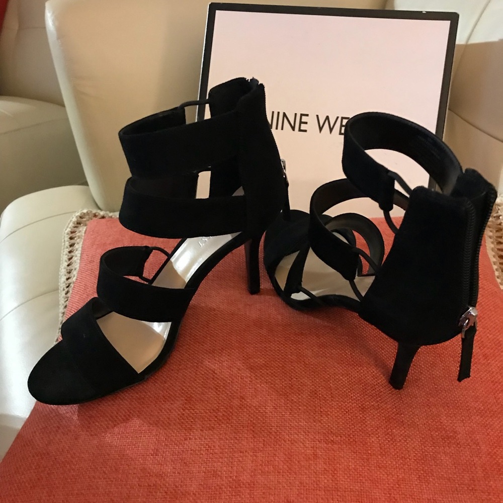Nine West strappy heels